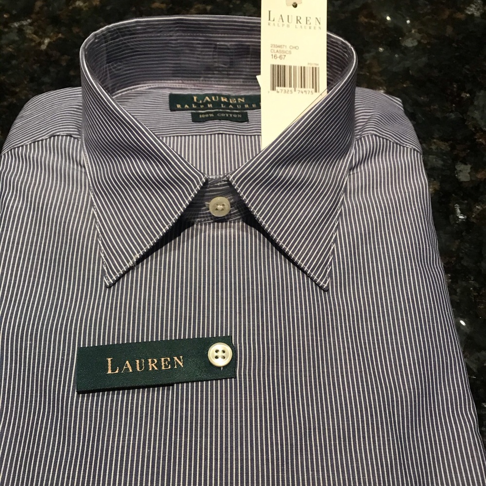New Men’s Lauren dress shirt